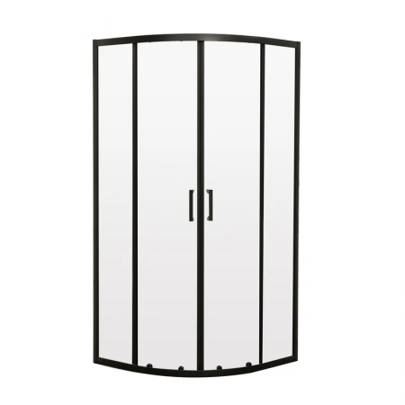 Душова кабіна DIVERSE SC01-90x90x195-TR без піддону, прозоре скло 5мм, BLACK (MI6860)